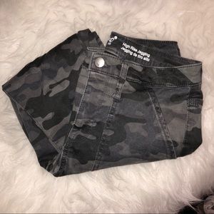 Grey camo pants
